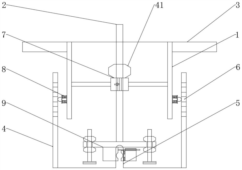 A kind of cast-in-place slab thickness controller