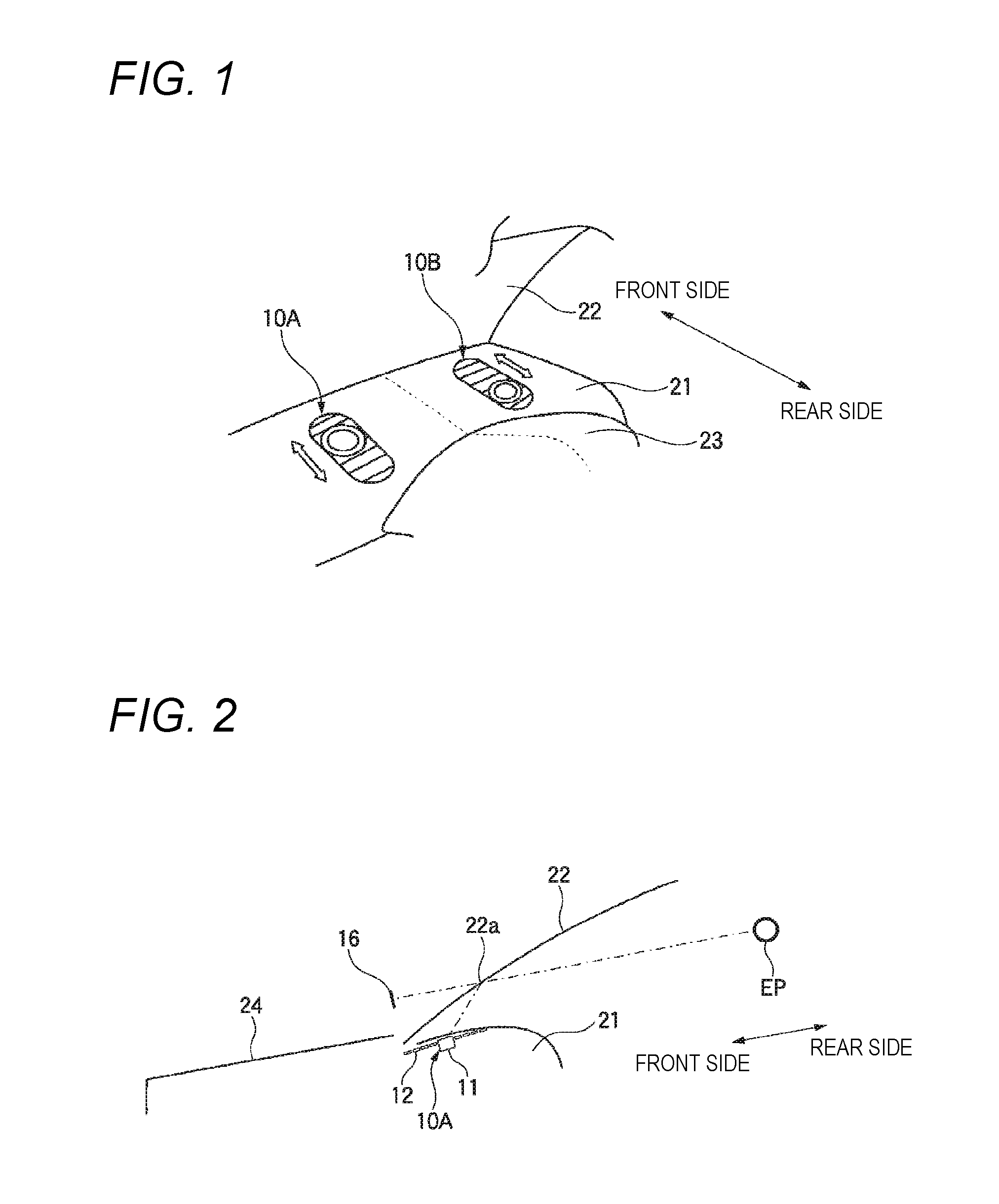 Vehicle Light Emitting Display Device and Vehicle Display System