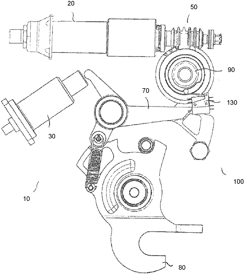 Locking system and switching device for a locking system