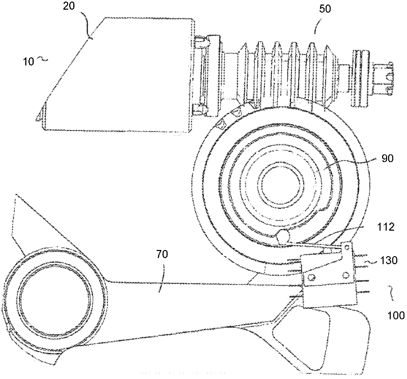Locking system and switching device for a locking system