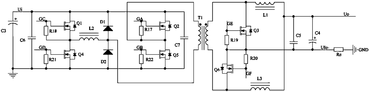 Feedback circuit and method for compensating line loss voltage