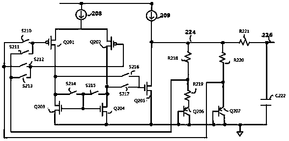 Switch control band-gap reference circuit with low offset voltage