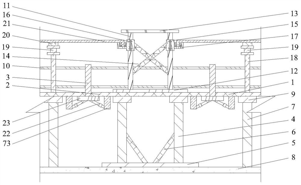 Post-cast belt structure and construction method