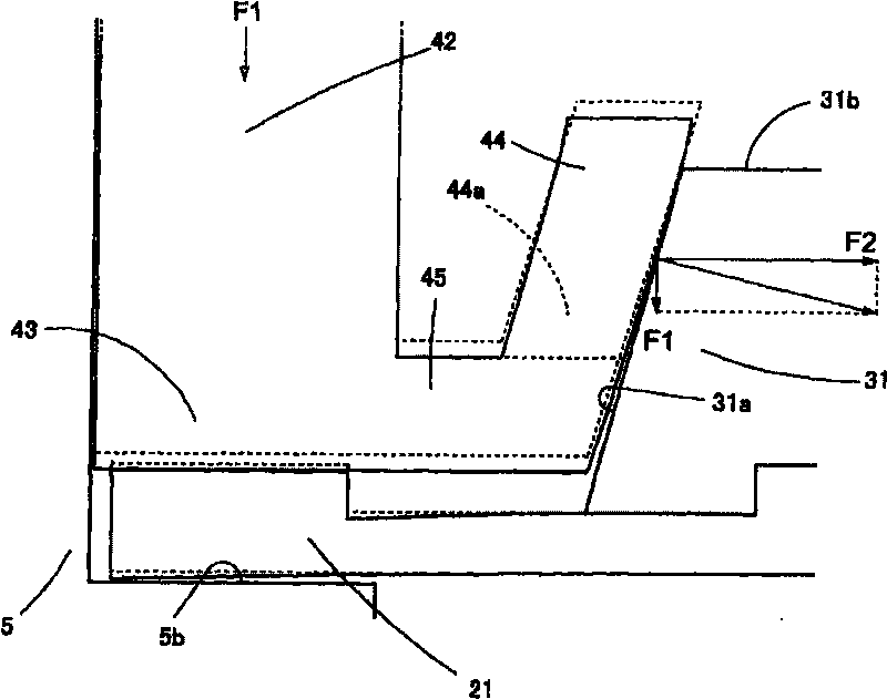 Clamping device of indexing device for machine tool