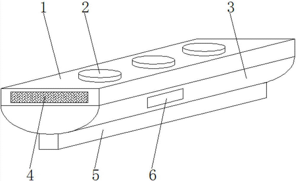 Air purifying device for passenger car