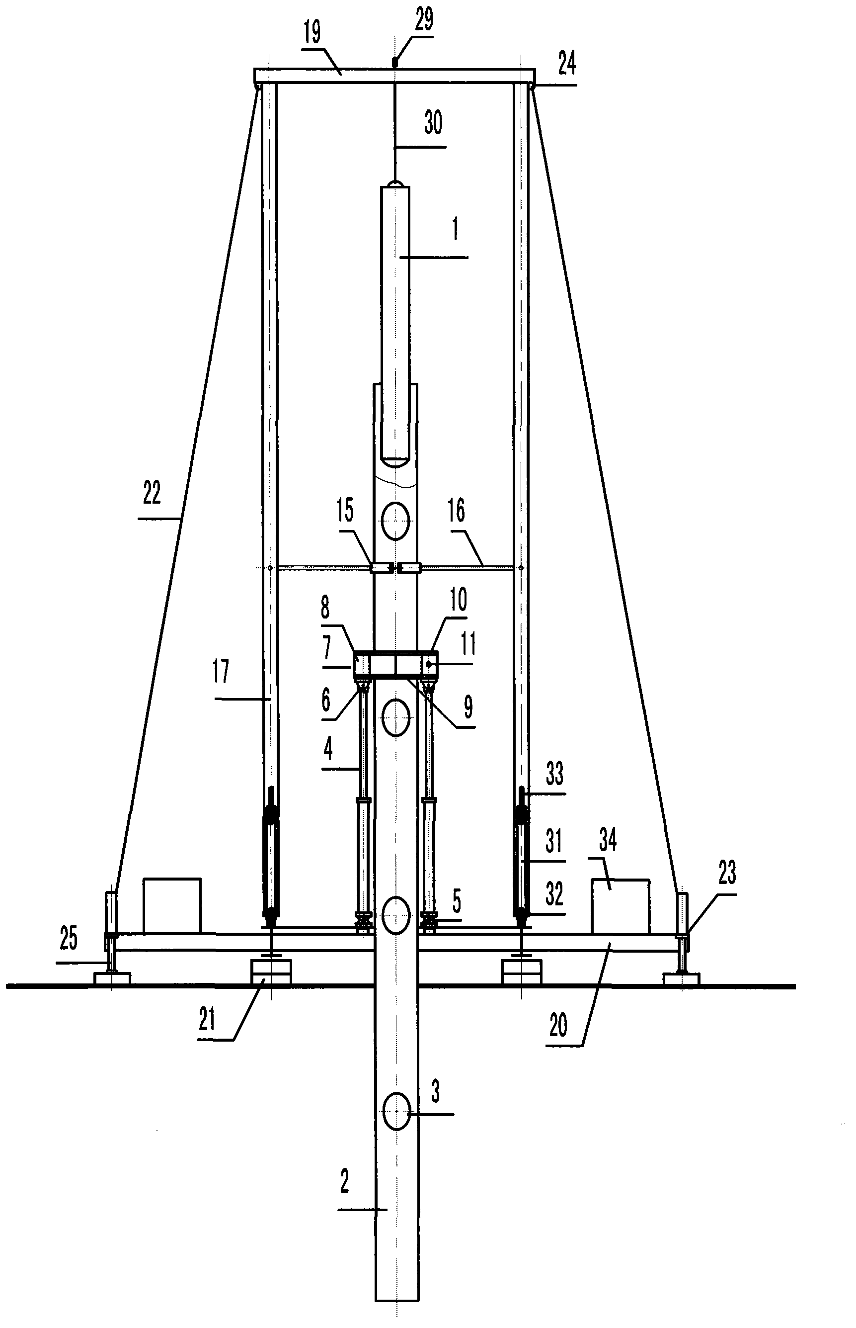 Pile-forming construction equipment for composite foundation piles