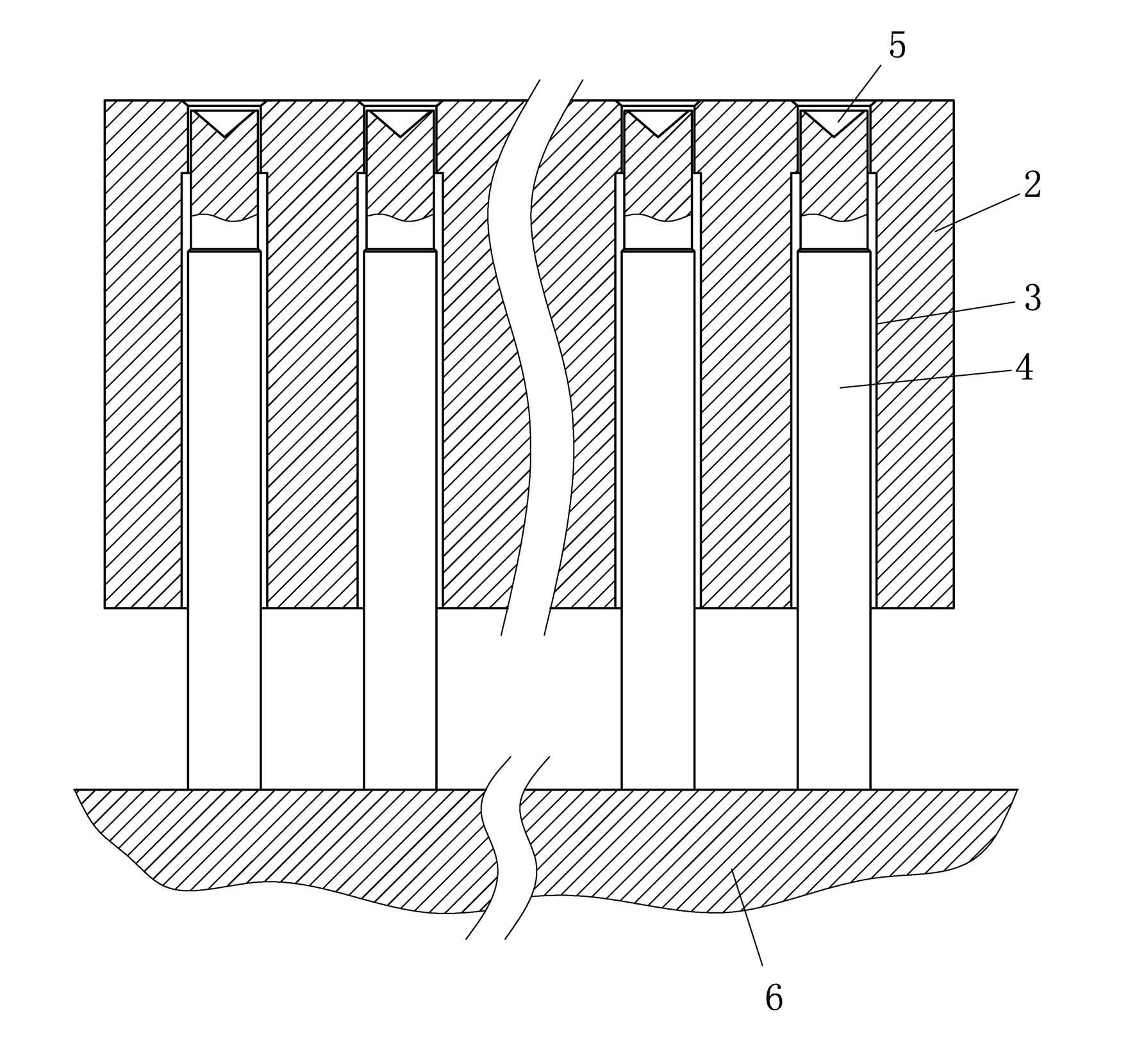 Equipment for fixing orientation of diamond blank with two conical ends