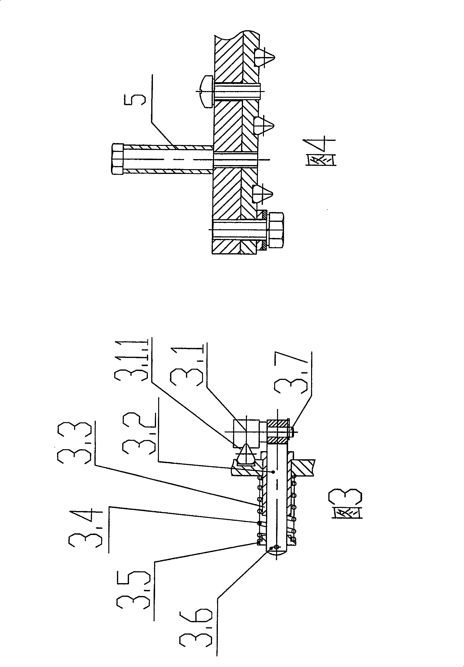 Thermometer automatic classification sorting accompany clamp