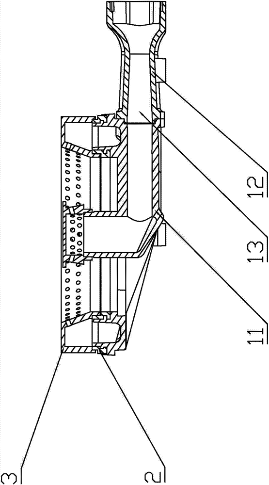 Internal combustion burner for domestic gas stove