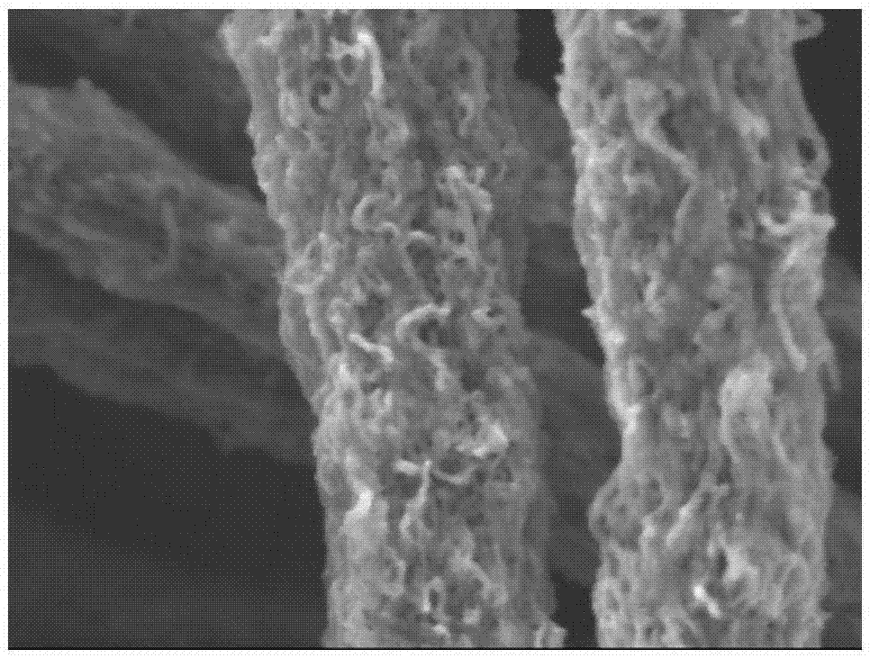 Carbon nanotube self-assembly nanofiber felt and preparation and application thereof