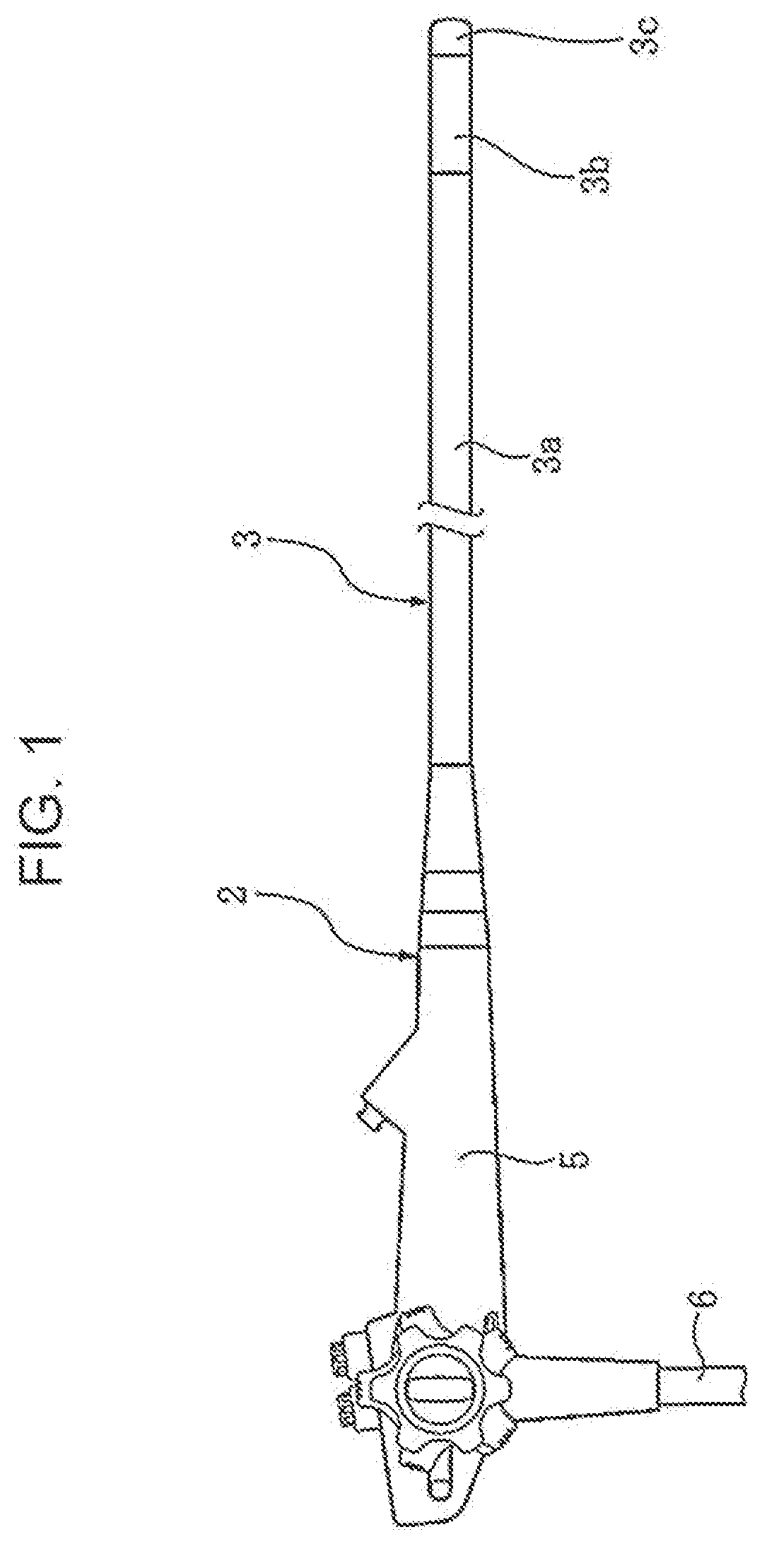 Flexible tube for endoscope, endoscopic medical device, and methods for producing the same