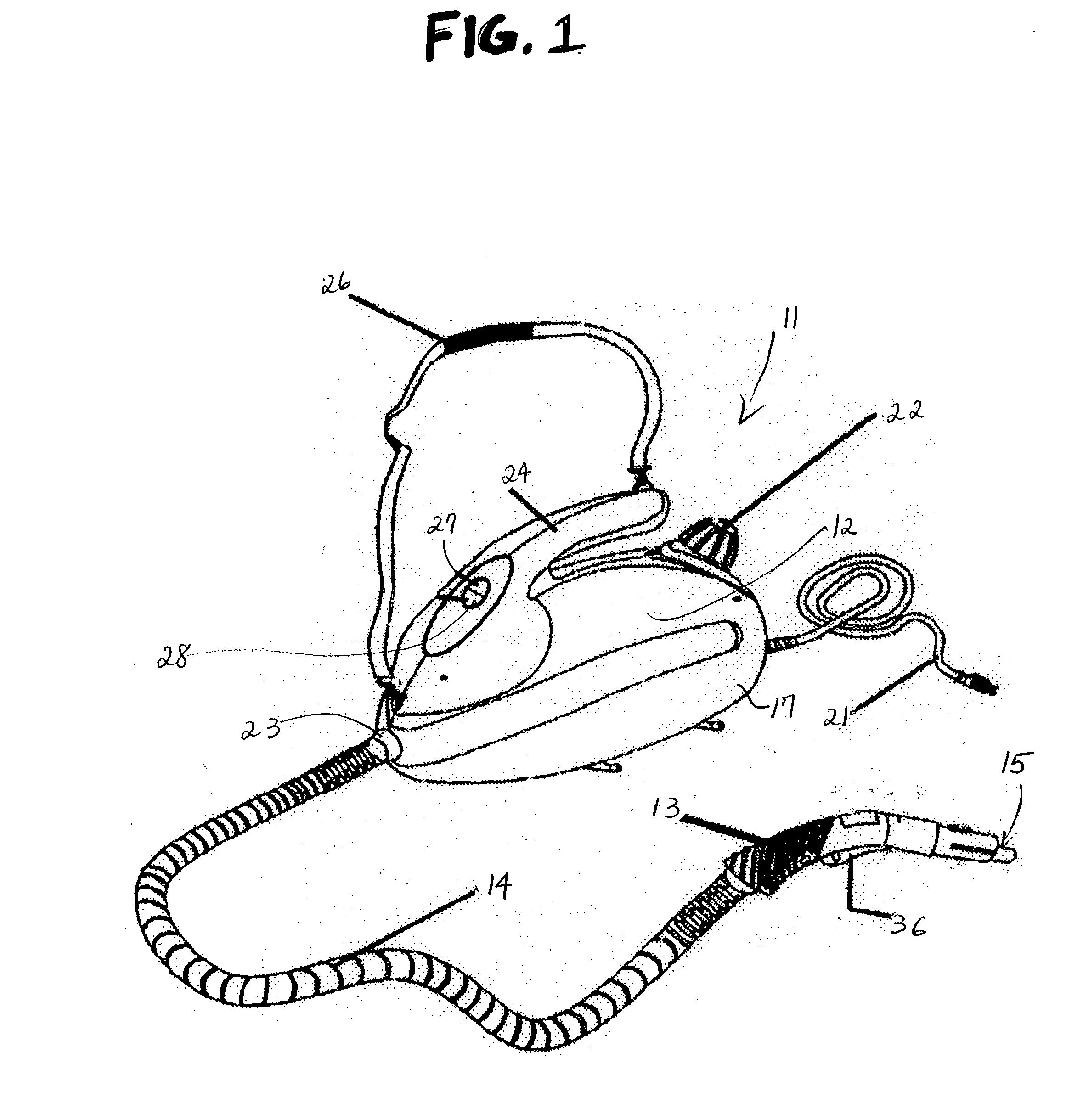 Liquid dispensing device and steam cleaner containing same