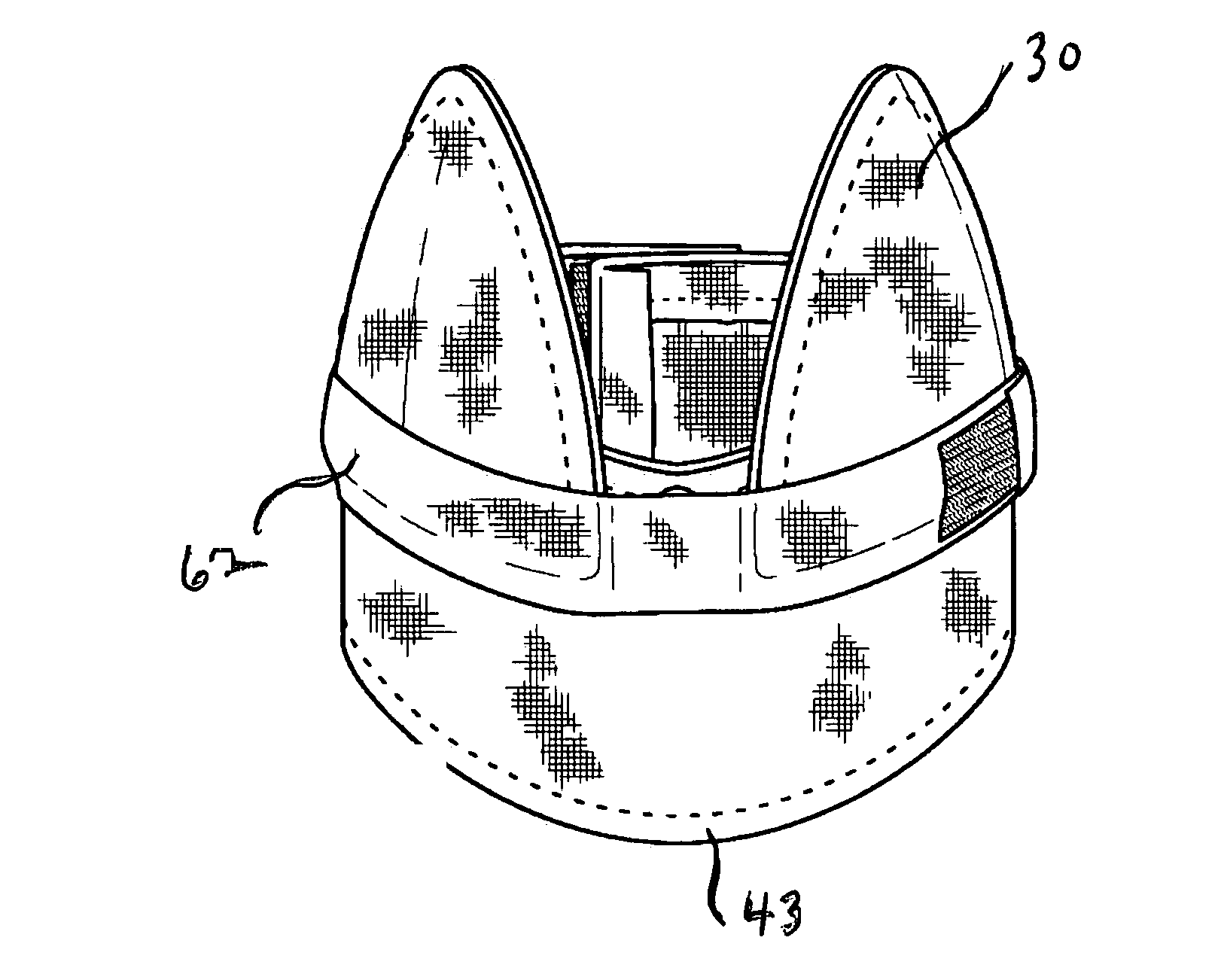 Pet collar with ear guards