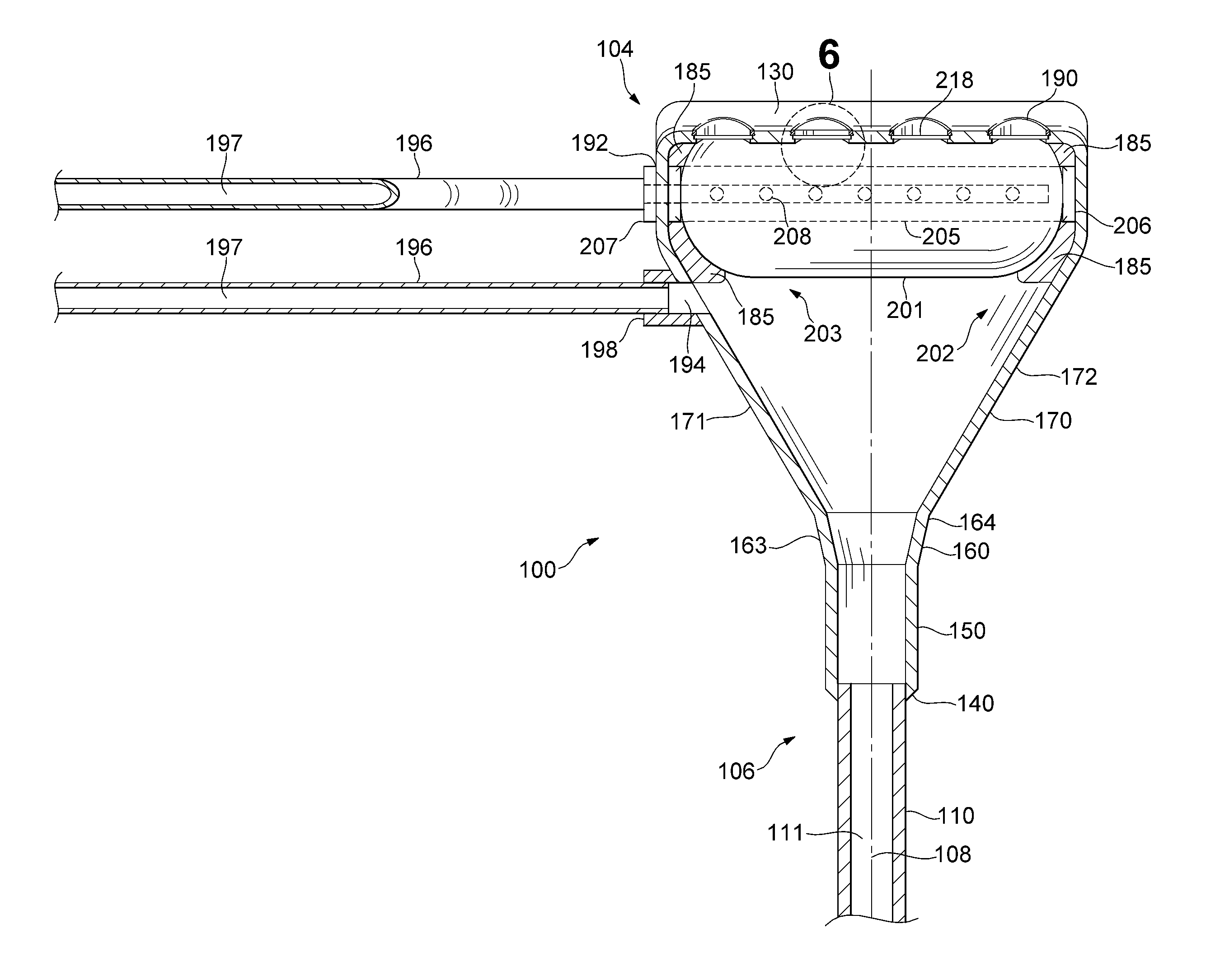 Medical Device with Multi-Port Inflatable Hemostatic Valve System