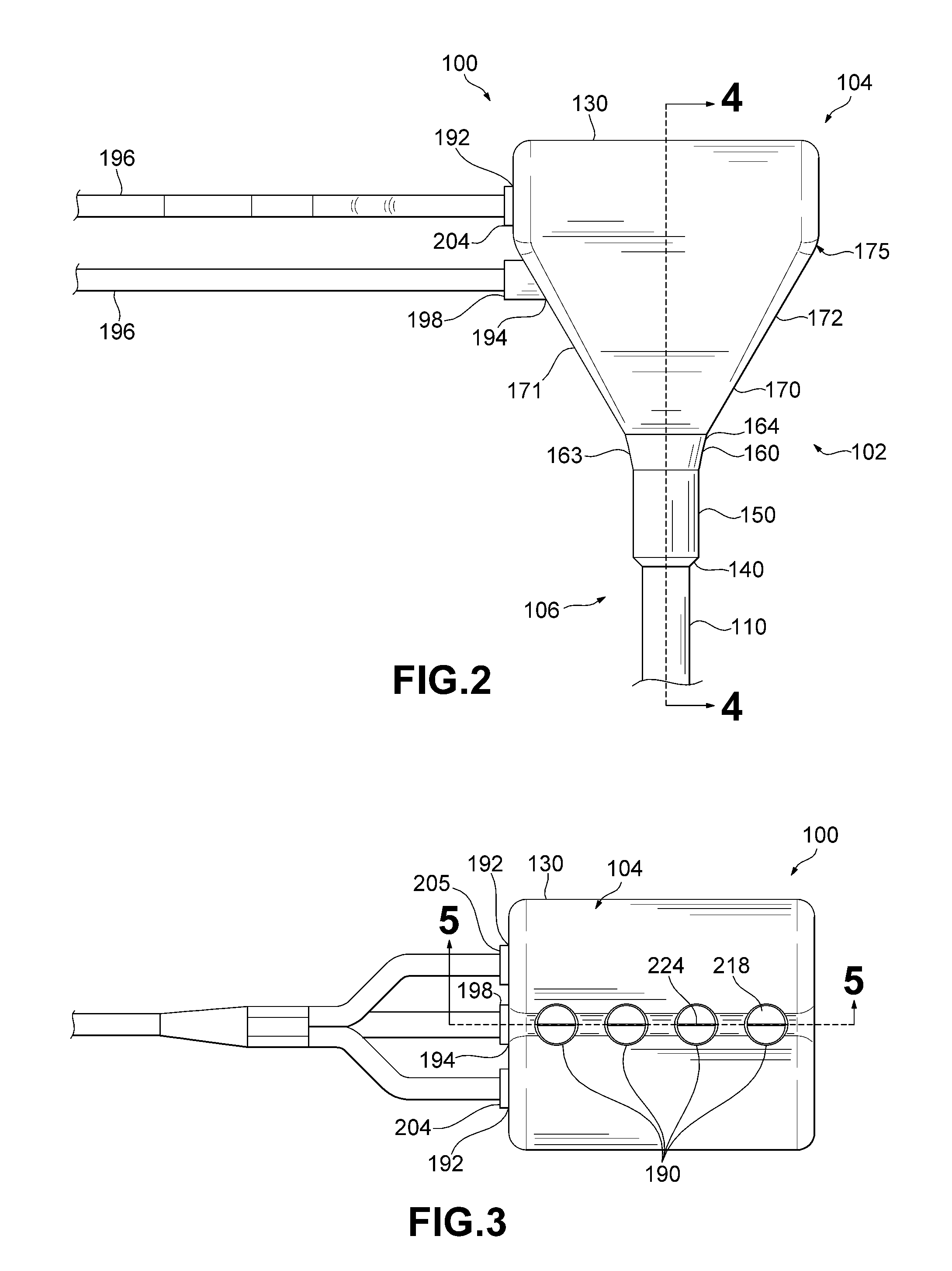 Medical Device with Multi-Port Inflatable Hemostatic Valve System