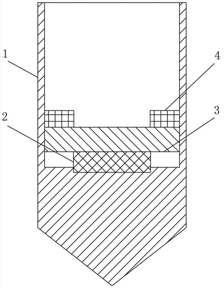 Metering standard device for single-tube type chemiluminescent analyzer, and using method thereof