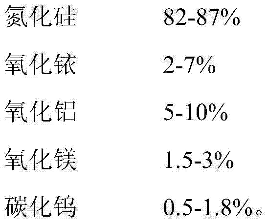 Silicon nitride composite ceramic lift tube for low-pressure casting and preparation method thereof