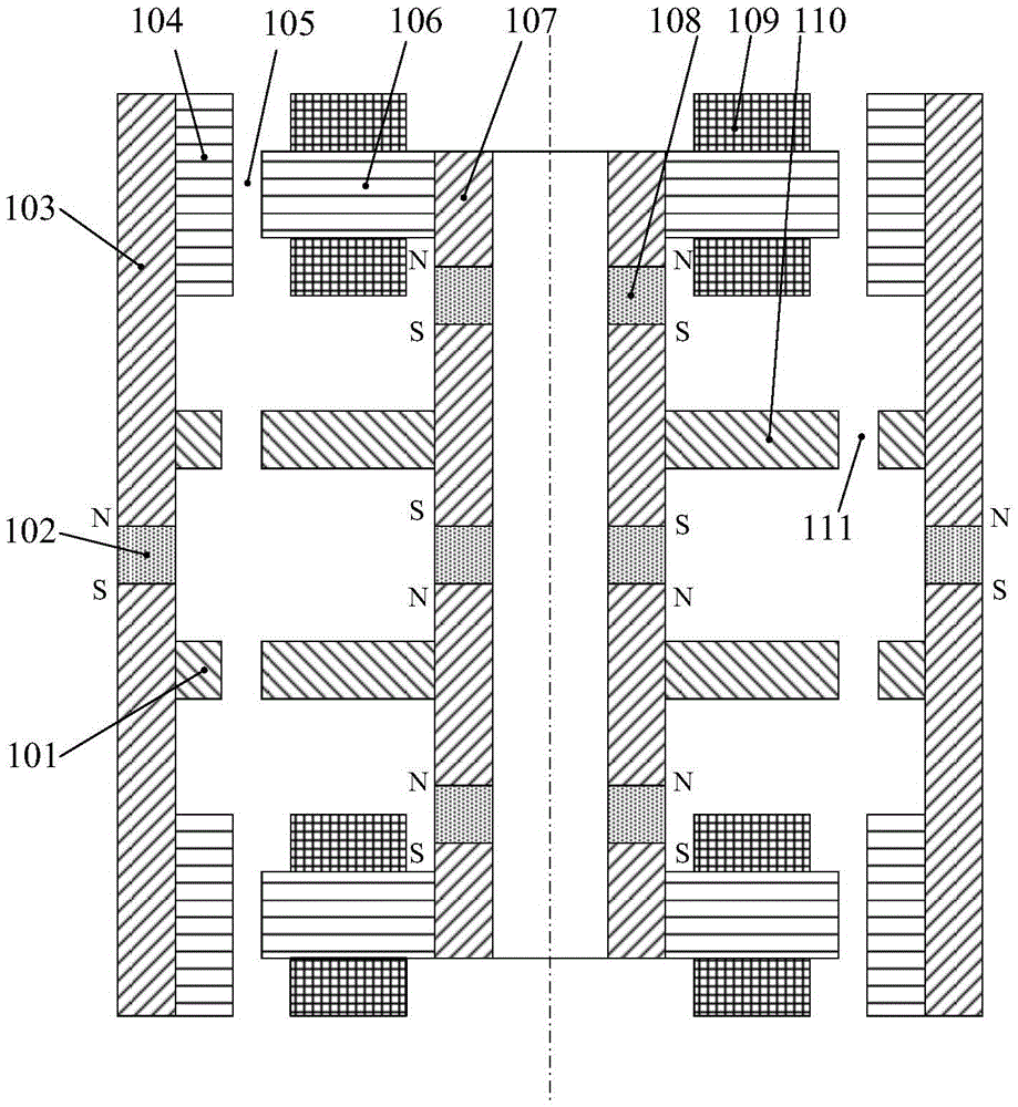 A four-degree-of-freedom single-frame magnetic levitation control moment gyroscope