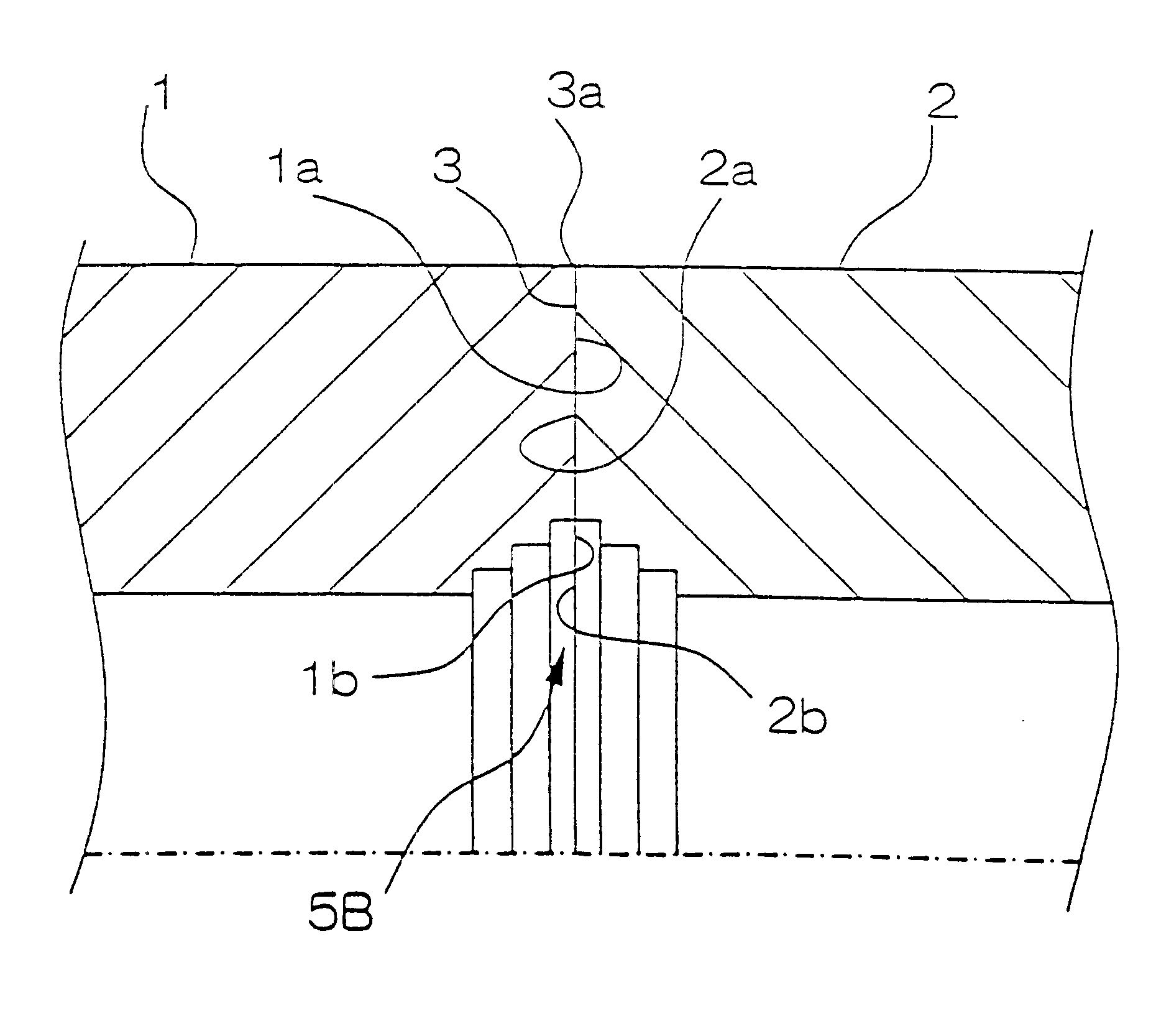 Groove shape for single butt welding and inspection method of weld zone thereof