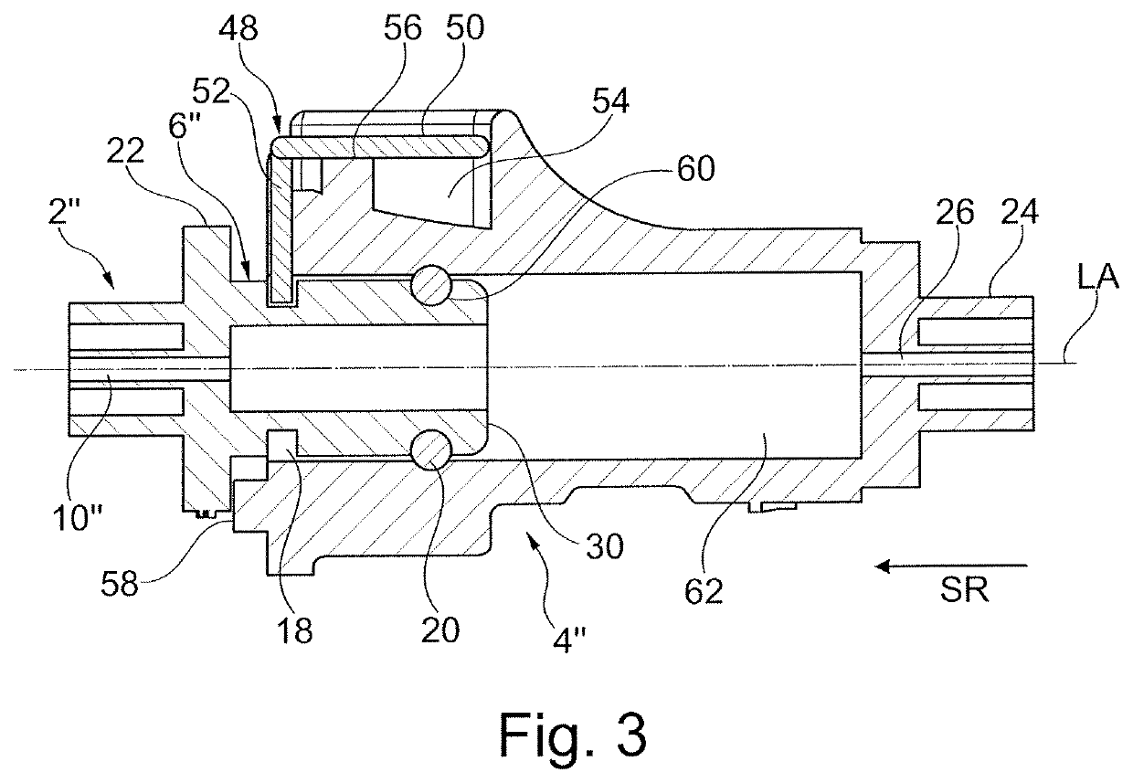 Medical coupling and medical system comprising medical coupling