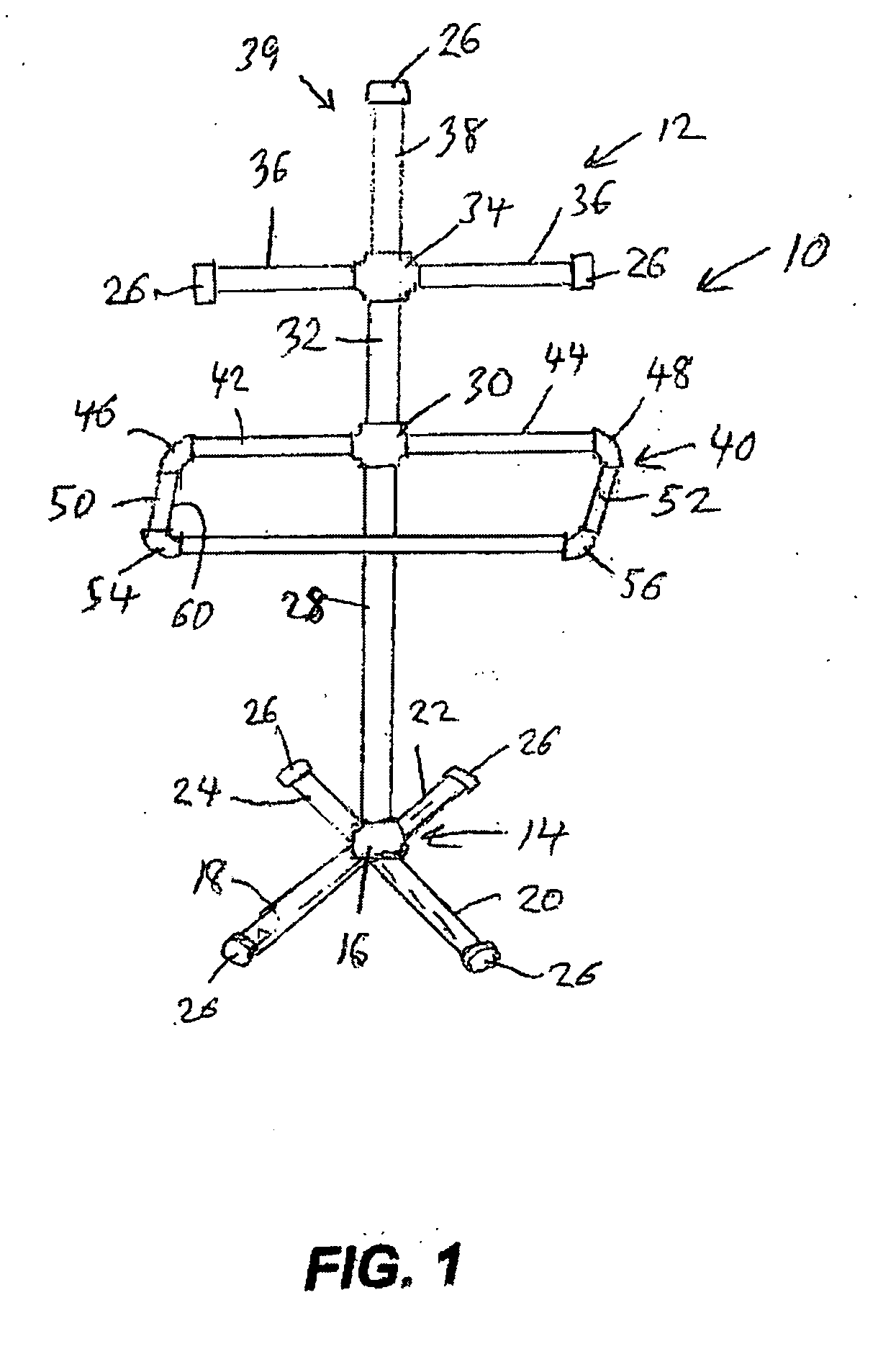 Athletic equipment storage device