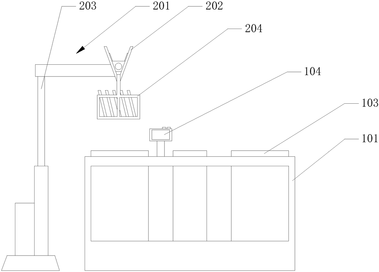 Paraffin section deparaffinating device