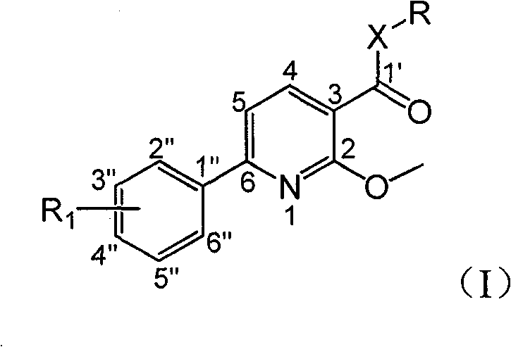 Pharmaceutical use of 6-aryl-3-substituted carbonyl pyridine compound
