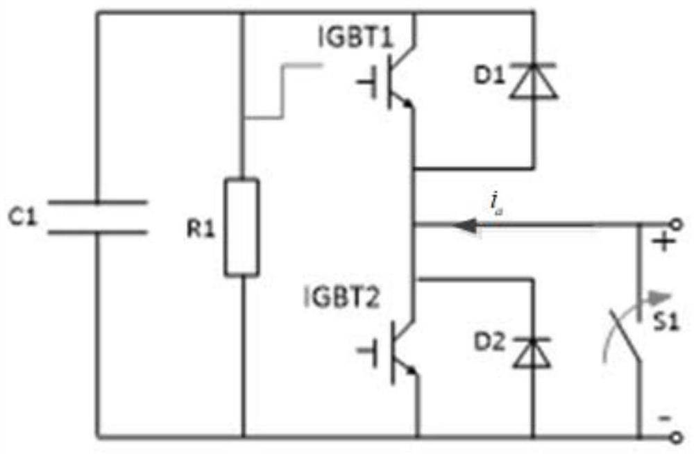 Method and device for false closing test of power module bypass switch of flexible DC converter valve