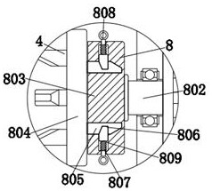 Full-automatic chamfering equipment for bolts