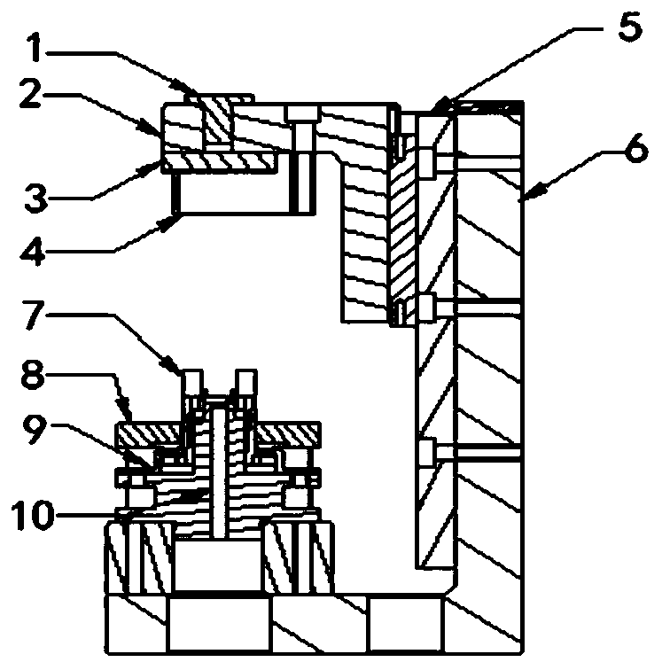 Novel BOSA shell-LD press fitting structure and press fitting method