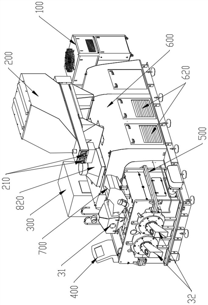 Intelligent biomass particle manufacturing system and granulation method