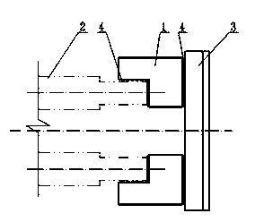 Electrolytic bath cathode steel bar connecting plate structure