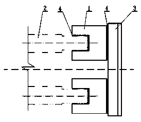 Electrolytic bath cathode steel bar connecting plate structure