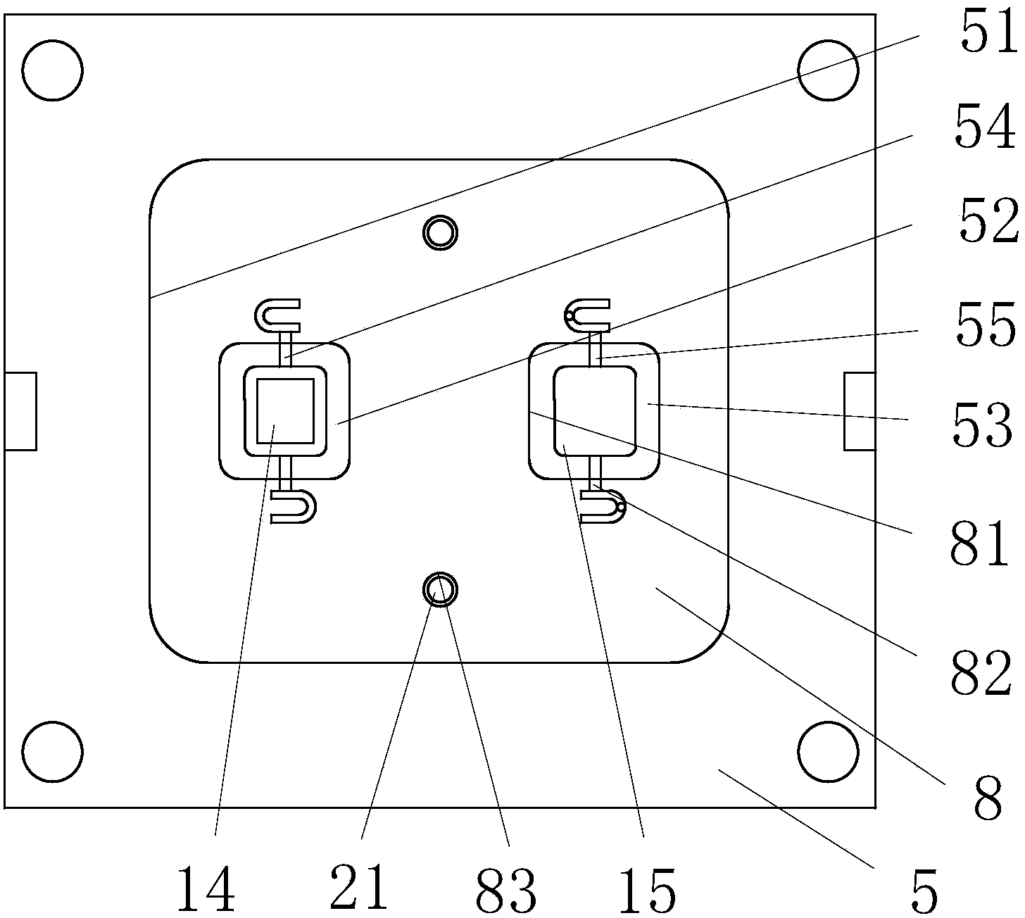 Lens injection molding mould and injection molding method