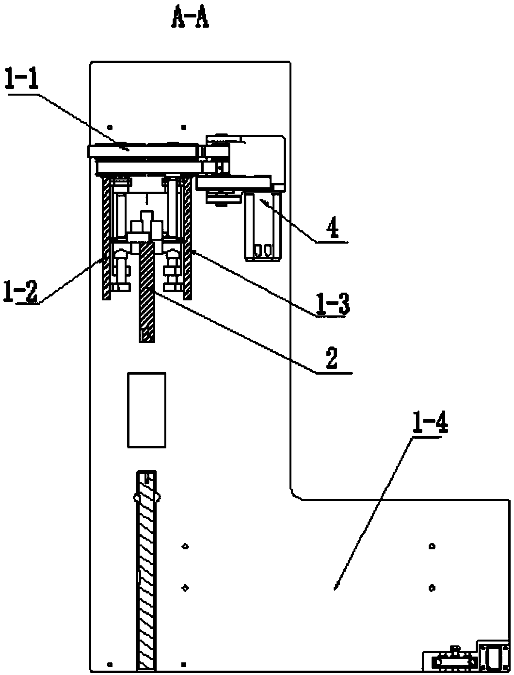 Numerical control bending machine transmission system and numerical control bending machine