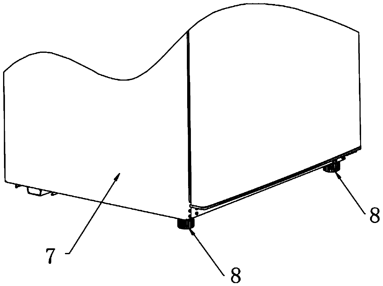 Frame structure and refrigeration equipment