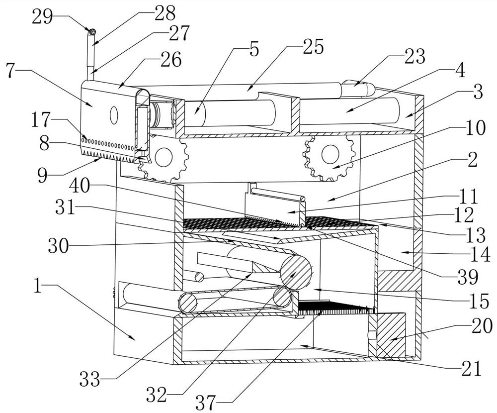 Machine chip removal and cleaning device for CNC machine tools