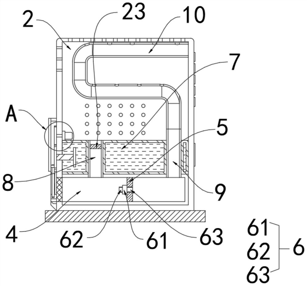 Computer cooling system adopting uniform distribution structure