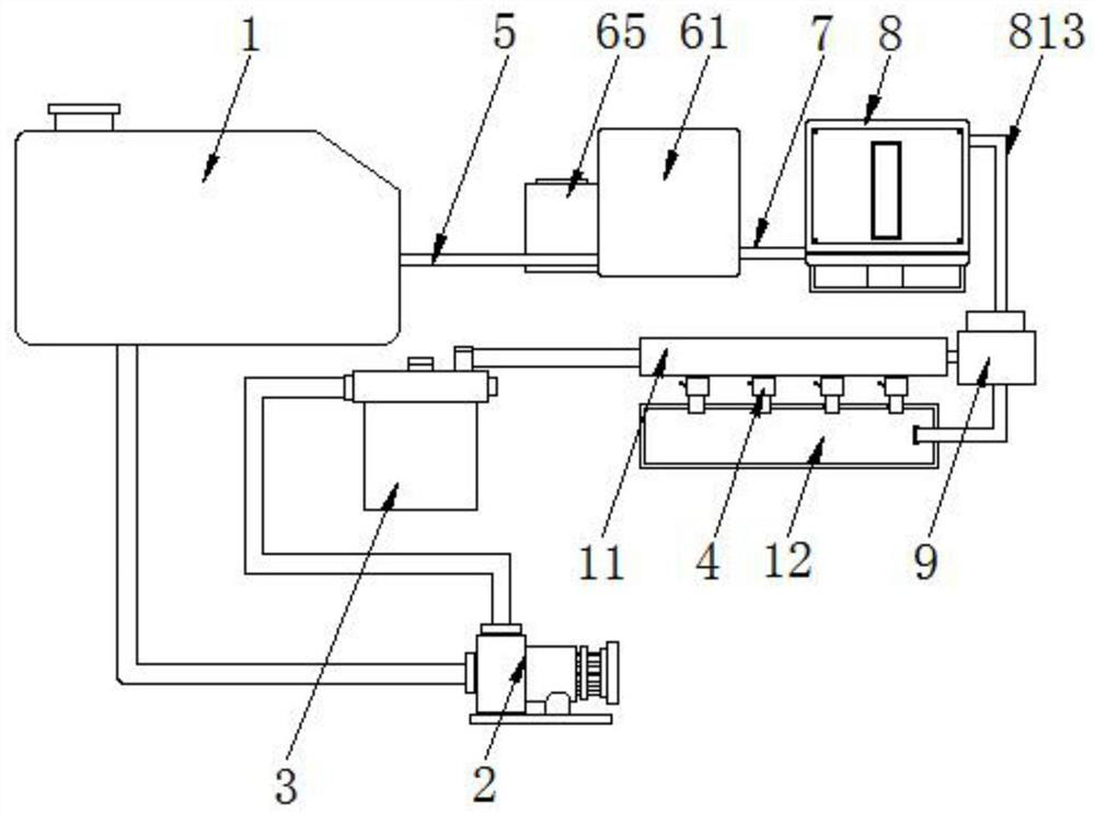 Fuel oil system for gas turbine starter