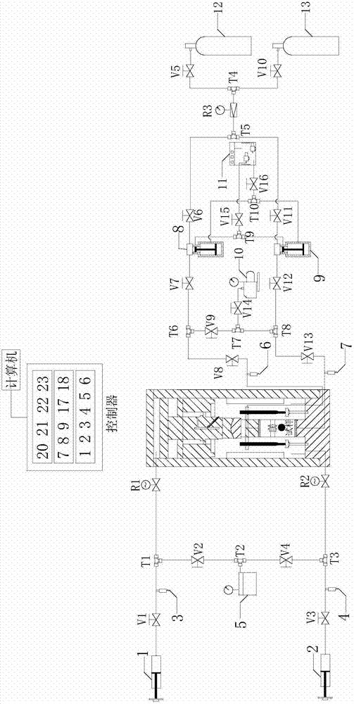 Device and method for testing porosity and adsorption parameters of gas-bearing shale