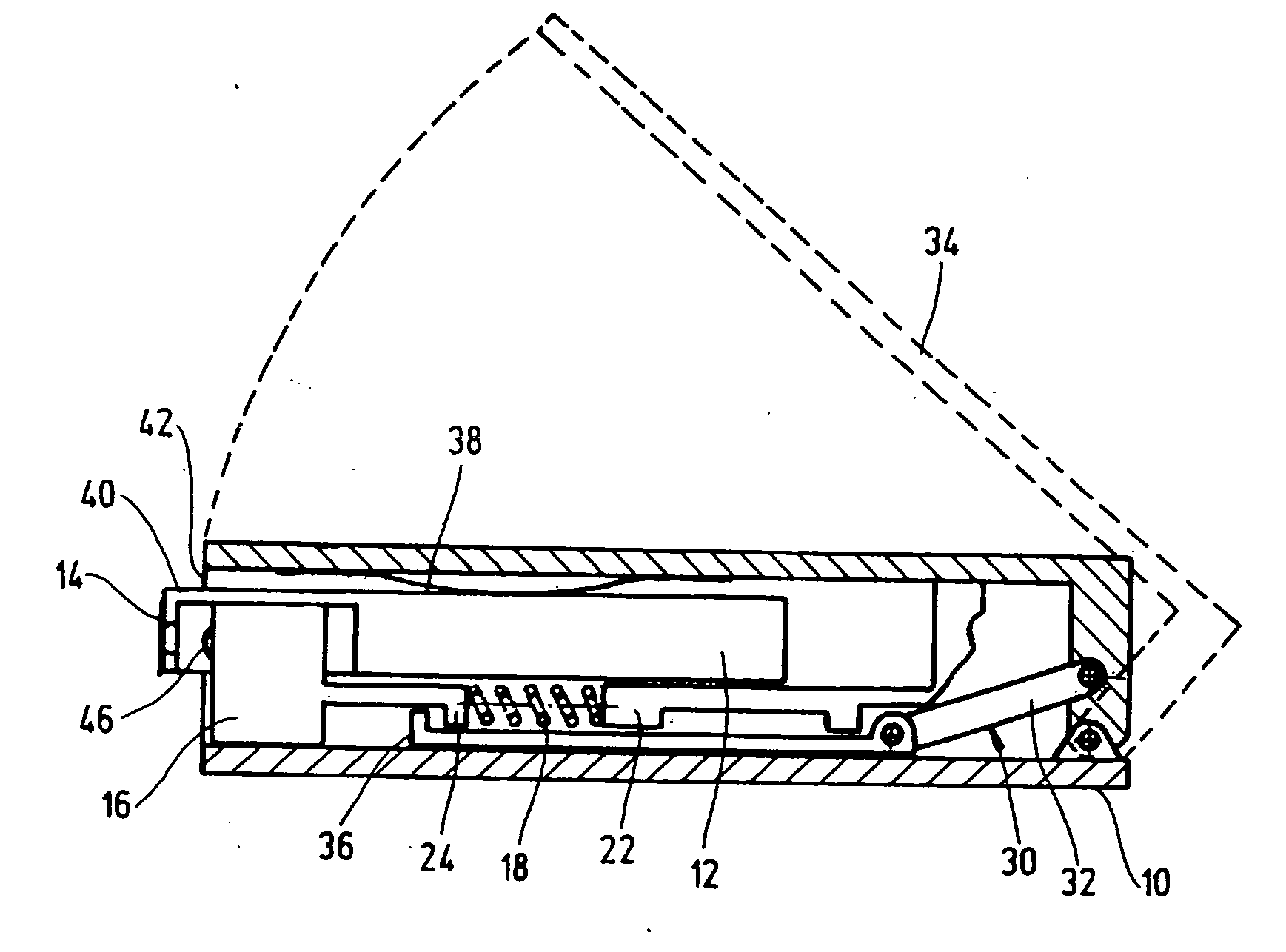 Manual device for examining a body fluid