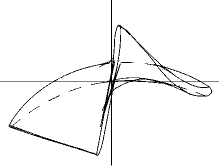 Semi-rotation speed nuclear turbine final stage moving blade