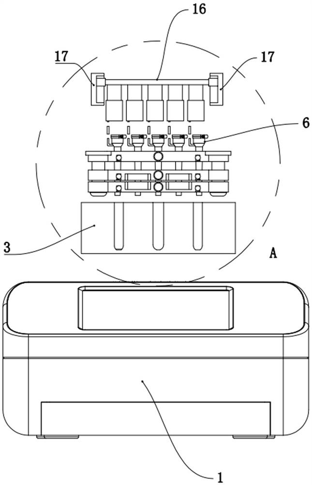 PCR (Polymerase Chain Reaction) amplification instrument and amplification method for nucleic acid on-site variable-temperature amplification