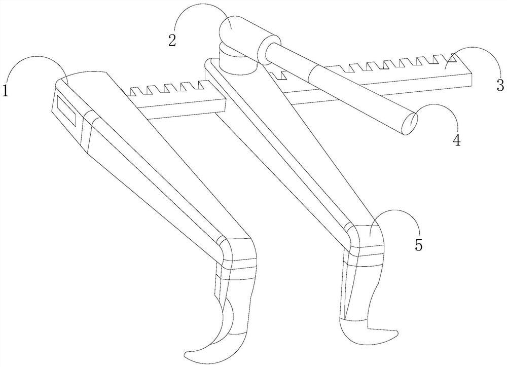 Adjustable thoracotomy device for general thoracic surgery