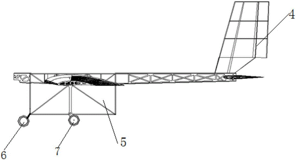 Oil-driven fixed wing aircraft with high load ratio