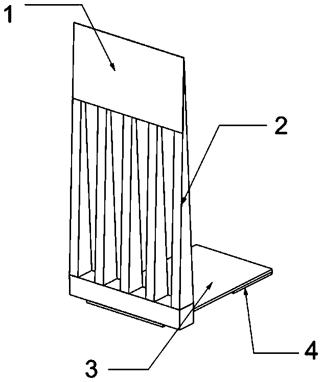 Piezoelectric fan with L-shaped framework laminating type blades