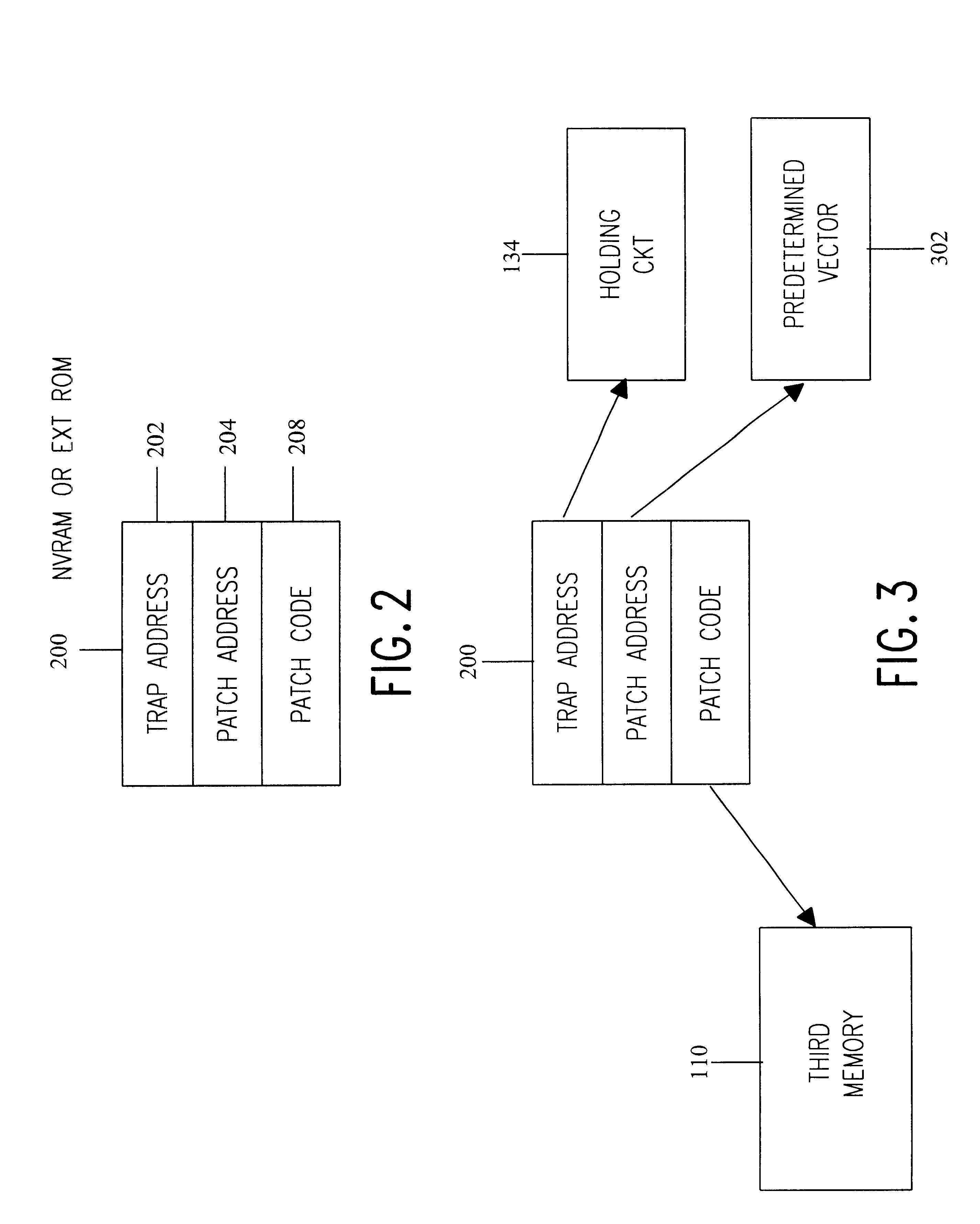 System and method for providing a trap and patch function to low power, cost conscious, and space constrained applications