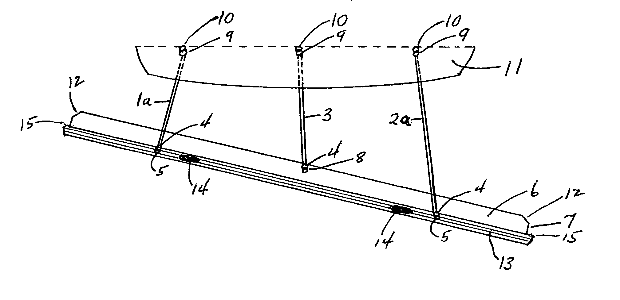 Inexpensive lightweight single-blade snowplow