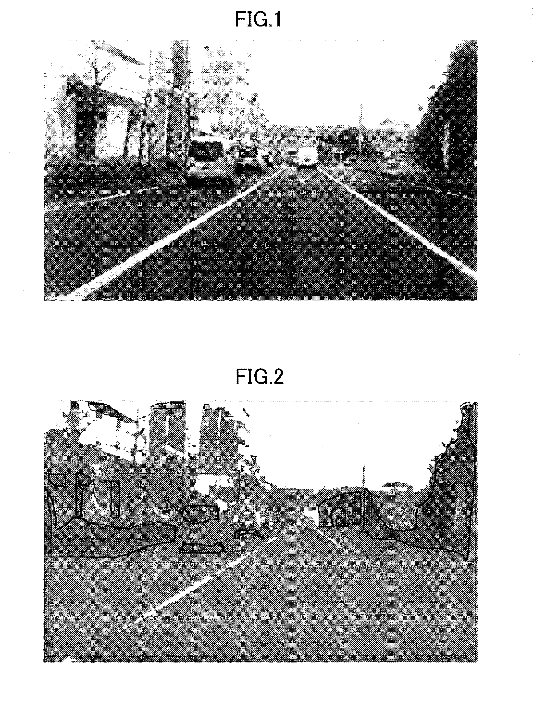 Method and system for detecting vehicle position by employing polarization image