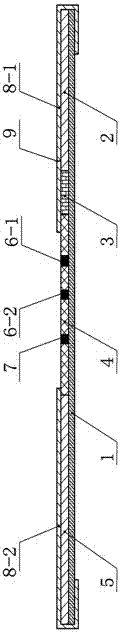 Rapid joint test strip for avian reticuloendotheliosis virus and subgroup j avian leukosis virus